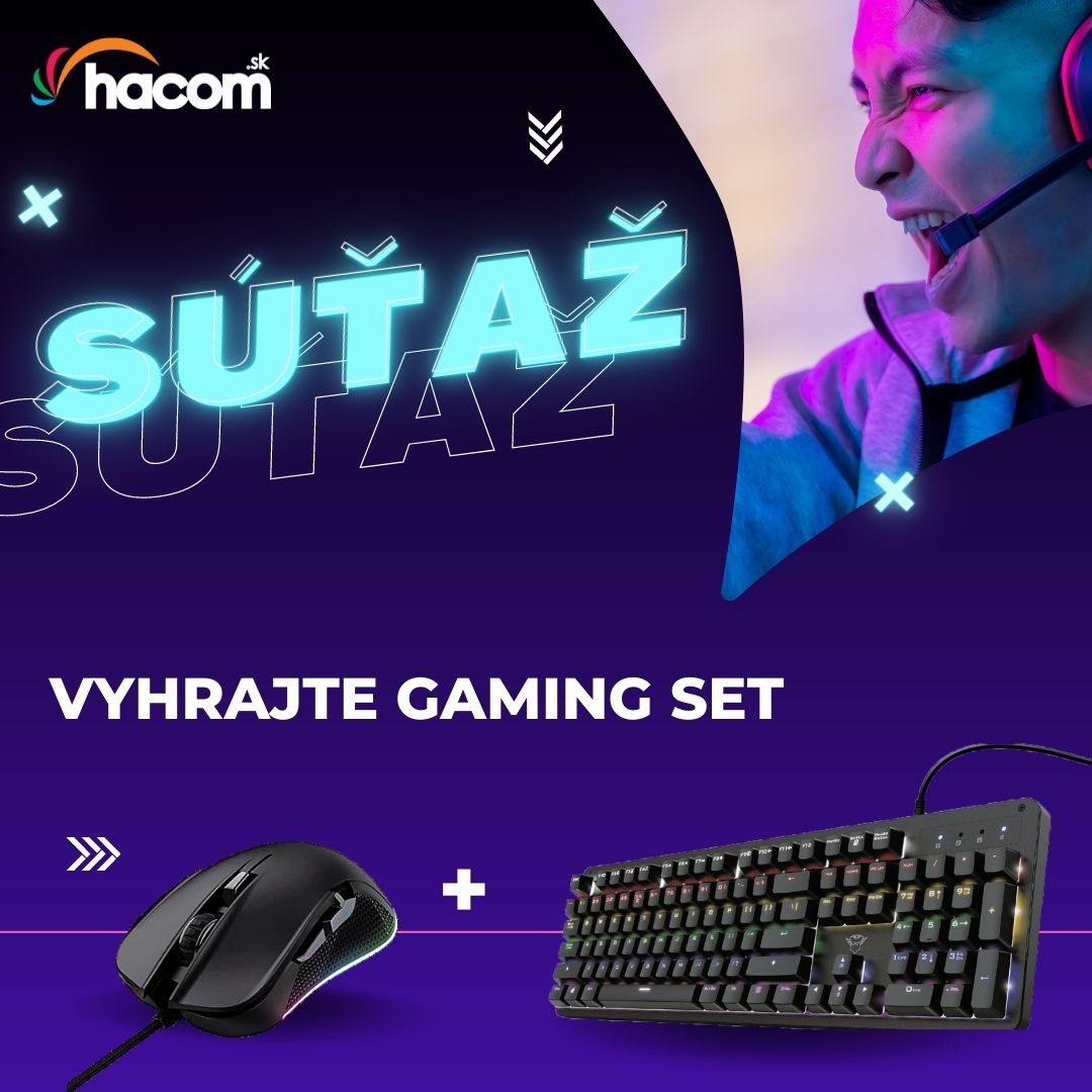 Zapojte sa do súťaže o fantastický gaming set hernú klávesnicu Trust